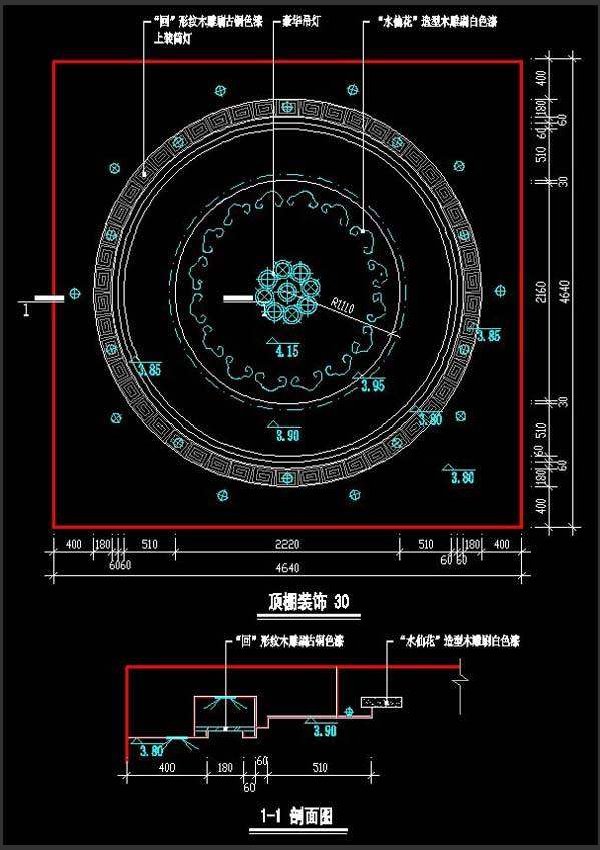 ��װ���CADʩ��ͼ-�컨����CAD-D45