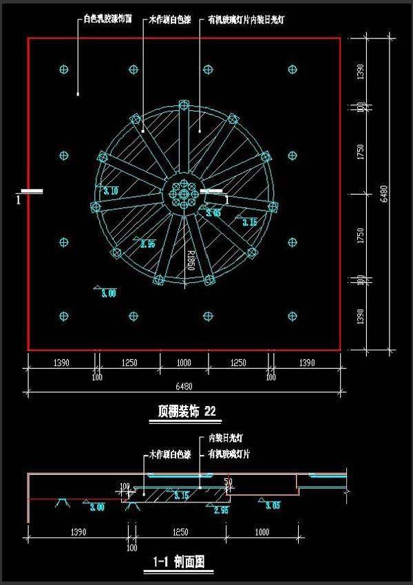 ��װ���CADʩ��ͼ-�컨����CAD-D44