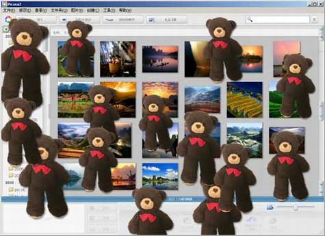 Google Picasa����ڲʵ������ص�С��