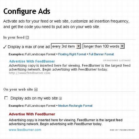 Feedburner Ad Networks����ʹ��ָ��