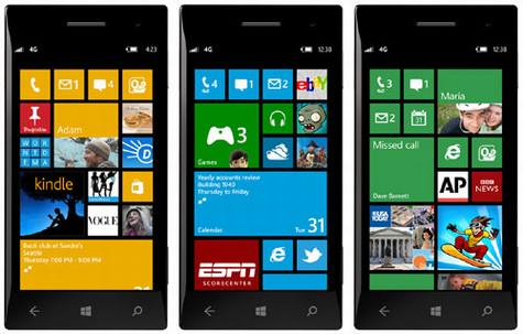 ΢������Windows Phone 8����ϵͳ