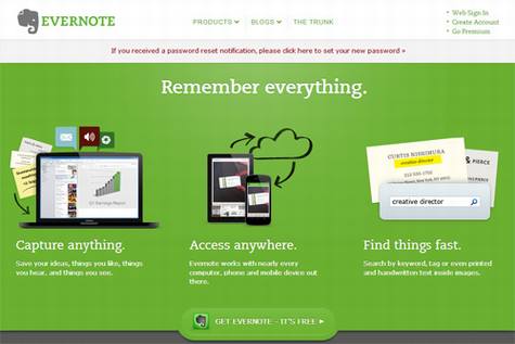 Evernote��ڿ͹����û���Ϣй©