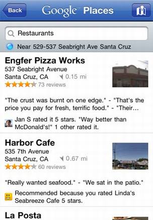 Google Places��½iPhone