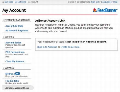 Google����AdSense for Feeds