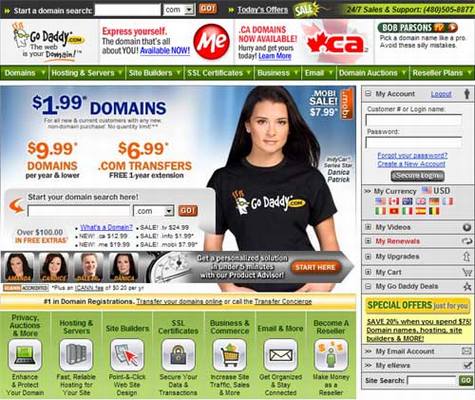 GoDaddy�ָ���������