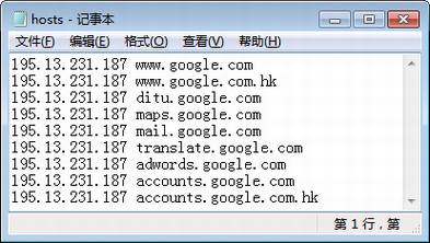�����ҵ�Google����Hosts�ķ���
