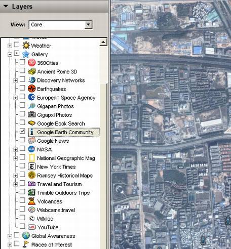 �й���������Google Earth����ͼ��