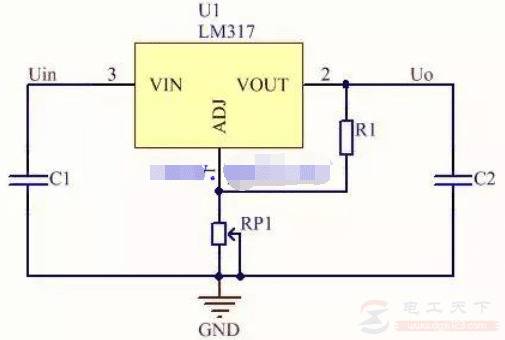 �ɵ���ѹ��LM317�Ļ�����·˵��