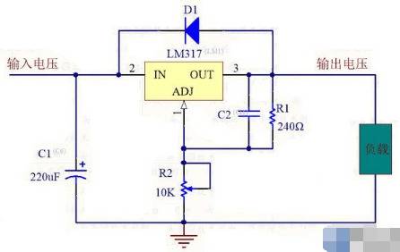 LM317�ɵ���ѹ�����ԭ�����
