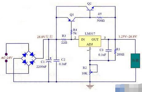 LM317�ɵ���ѹ�����ԭ�����