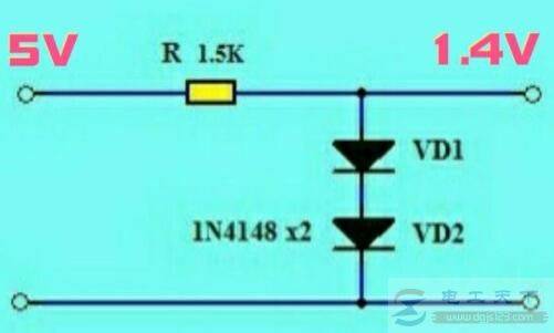 һ��5vת��1.5v��ѹ��·ͼ
