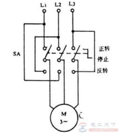 һ���綯������ת������·��ԭ��ͼ����������